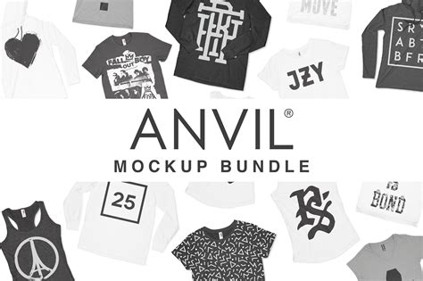 Download Anvil Knitwear Apparel Mockup Bundl…